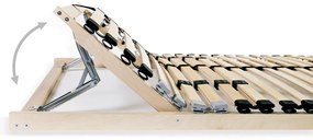 vidaXL Τελάρο Κρεβατιού με 28 Σανίδες &amp; 7 Ζώνες 90 x 200 εκ.