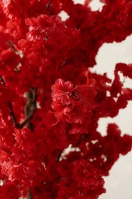 Stewehome Πολυτελές τεχνητό δέντρο κλαδί άνοιξης με σφαιρική γλάστρα Μαύρο