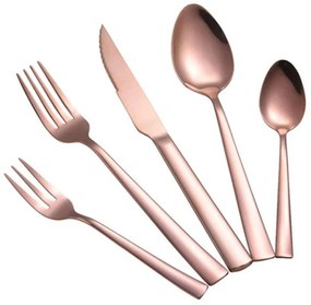 Μαχαιροπίρουνα Porto (Σετ 24Τμχ) 03347 Copper Dinox 24 τμχ Stainless Steel
