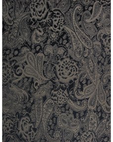 Μαξιλάρι Paisley Μαύρο Βελούδο 45x45cm - 05152294