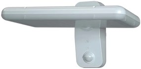 V-TAC Ηλιακό Επιτοίχιο Φωτιστικό Κήπου LED KEEPER 15W 2000lm IP65 με Αισθητήρα Κίνησης PIR Φυσικό+Ψυχρό Λευκό Άσπρο Σώμα 10316