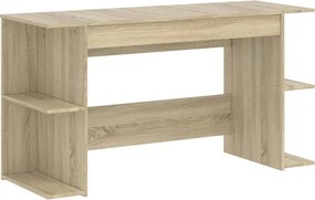 vidaXL Γραφείο Sonoma Δρυς 140 x 50 x 75 εκ. από Επεξεργασμένο Ξύλο
