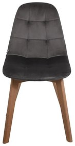 Καρέκλα Τραπεζαρίας 275 Fylliana Γκρί 43.5x51.5x87εκ. 4αδα 43.5x51.5x87 εκ.