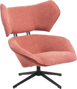 ΠΟΛΥΘΡΟΝΑ ΠΕΡΙΣΤΡΕΦΟΜΕΝΗ BRYLL HM9597.02 ΡΟΖ ΜΠΟΥΚΛΕ-ΜΑΥΡΗ ΒΑΣΗ 86x90x97Υεκ.