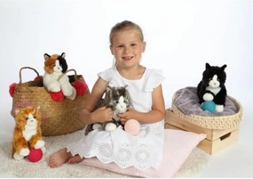 Αρκουδάκι Gipsy Γάτα Μαύρο/Λευκό