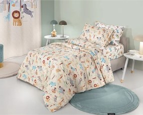 Σετ Σεντόνια Παιδικά 165x250 Jungle Natural 5206480698699