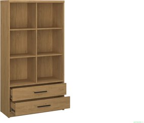 Βιβλιοθήκη Pavi Βελανιδιά 84.3x33.8x156.4cm