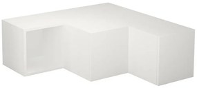 Τραπέζι Tv Ashburn 104, Άσπρο, Με συρτάρια, 90x32x92cm