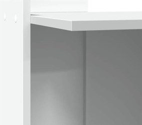 vidaXL Τουαλέτα Γάτας Περίφραξη Λευκό 53x53x51 εκ. Επεξεργασμ. Ξύλο