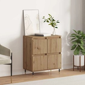 vidaXL Πλαϊνό γραφείο Artisan Oak 60 x 35 x 70 cm