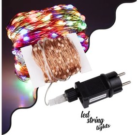 Διακοσμητική Γιρλάντα 32m 300 LED 3.6W IP44 Χάλκινο 85847 Globostar-85847-Χάλκινο 85847