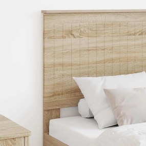 vidaXL Κεφαλάρι με κεφαλάρι Δρύς Sonoma 80 cm Επεξεργασμένο ξύλο