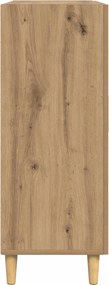 vidaXL Πλαϊνό γραφείο Artisan Oak 34 x 69.5 x 90 εκ Επεξεργασμένο ξύλο