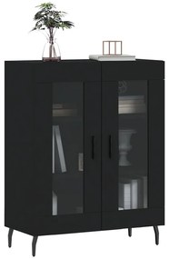 vidaXL Συρταριέρα Μαύρη 69,5 x 34 x 90 εκ. από Επεξεργασμένο Ξύλο
