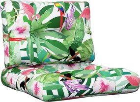 vidaXL Μαξιλάρια Παλέτας 2 τεμ. Πολύχρωμα Υφασμάτινα