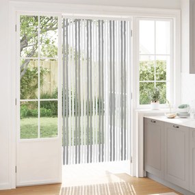 vidaXL Κουρτίνα εντόμων Chenille Γκρι και Λευκό 100 x 200 cm 100% PP
