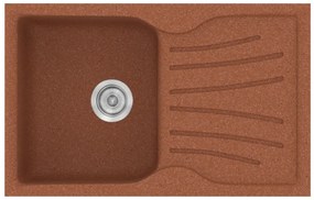 Sanitec Classic 327 Granite Terracotta Ένθετος Νεροχύτης