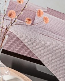 Σετ Σεντόνια Ημίδιπλα 180x265 Sandy Old Pink 5206480694950