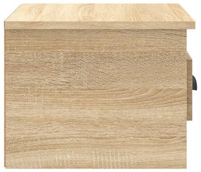 vidaXL Κομοδίνο Επιτοίχιο Sonoma Δρυς 41,5 x 36 x 28 εκ.