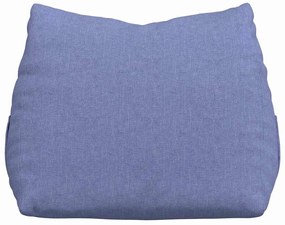 vidaXL Μαξιλάρι Πλάτης Μπλε τζην 45 x 20 x 35 εκ. ύφασμα