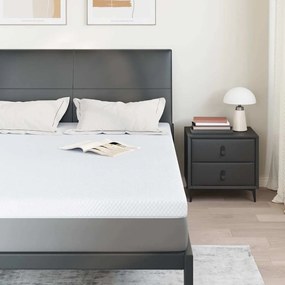 vidaXL Στρώματα Λευκό 140 x 200 cm 100% ύφασμα πολυεστέρα με τζακάρ