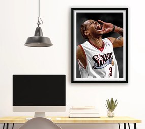 Πόστερ &amp; Κάδρο Allen Iverson SNK226 21x30cm Εκτύπωση Πόστερ (χωρίς κάδρο)