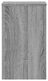 Βάσεις Φυτών 2 Τεμ. Γκρι Sonoma 30x30x50 εκ. Επεξεργασμένο Ξύλο - Γκρι