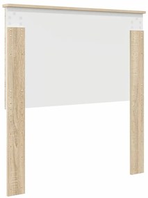 vidaXL Κεφαλάρι με κεφαλάρι Δρύς Sonoma 90 cm Επεξεργασμένο ξύλο