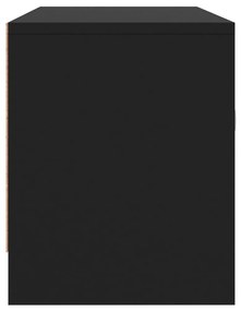 vidaXL Έπιπλο Τηλεόρασης Μαύρο 102x30x37,5 εκ. Επεξεργασμένο Ξύλο