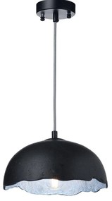 Φωτιστικό Οροφής Από Πηλό V3729251PBS Black &amp; Silver Clay