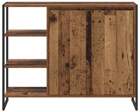 vidaXL Βοηθητικό ντουλάπι Παλιό Ξύλο 96.5 x 30 x 75 εκ