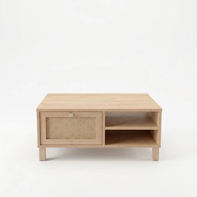 Τραπεζάκι Σαλονιού Δρυς CROBRUL 90x60x38.6