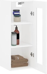 vidaXL Ντουλάπι Τοίχου Λευκό 34,5 x 34 x 90 εκ.