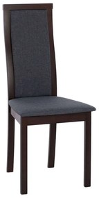 Καρέκλα HM9257.01 45x55x100cm Walnut-Grey Wood, Fabric