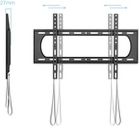 Βάση Τηλεόρασης TooQ LP1084F-B 80" 80 kg
