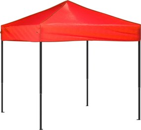 vidaXL Τέντα Εκδηλώσεων Πτυσσόμενη Κόκκινη 2 x 2 μ.