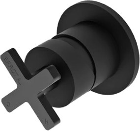 La Torre Elle Cross Black Matt 38300 - Μικτης εντοιχισμού 1 εξόδου