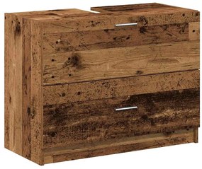 vidaXL Ντουλάπι Νεροχύτη Παλιό Ξύλο 78 x 37 x 59 cm Επεξεργασμένο ξύλο