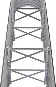 vidaXL Ζαρντινιέρα Ανθρακί 152x40x68 εκ Γαλβανισμένος χάλυβας