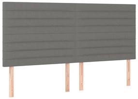 ΚΡΕΒΑΤΙ BOXSPRING ΜΕ ΣΤΡΩΜΑ ΣΚΟΥΡΟ ΓΚΡΙ 180X200 ΕΚ ΥΦΑΣΜΑΤΙΝ 3136694