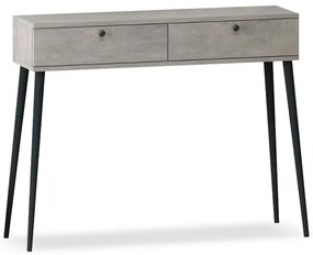 Κονσόλα Alis Megapap χρώμα γκρι ρετρό 110x29x88εκ.-GP022-0065,3