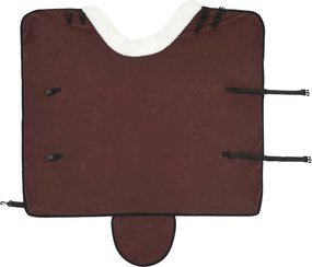 vidaXL Σαμάρι Ίππου Πλήρης Σκούρος Καφέ 75 cm Πολικές φλις