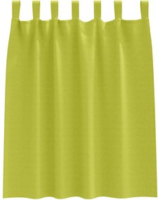 vidaXL Κουρτίνες Μαύρης Ύφανσης με Δαχτυλίδια 2 pcs Πράσινο