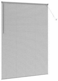 vidaXL Ρολό Παραθύρου με κουρτίνες Άλλο Ασημί 160 x 220 εκ. Αλουμίνιο