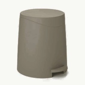Κάδος Απορριμμάτων Milan 3Lt 06726.003 18x26cm Taupe Plastic