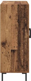 vidaXL Πλαϊνό γραφείο Παλιό Ξύλο 69,5 x 34 x 90 εκ.