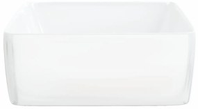 vidaXL Νιπτήρας Ορθογώνιος Λευκός 48 x 37 x 13 εκ. Κεραμικός