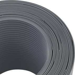 vidaXL Περιφράξεις Προστατευτικές 10 Τεμ. Γκρι 252,5 x 19 εκ. από PVC