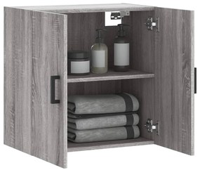 vidaXL Ντουλάπι Τοίχου Γκρι Sonoma 60x31x60 εκ. από Επεξεργασμένο Ξύλο