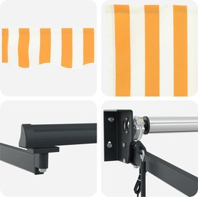 vidaXL Ηλεκτρικό Αναδιπλούμενο Σκίαστρο 3,5 x 2,5 μ